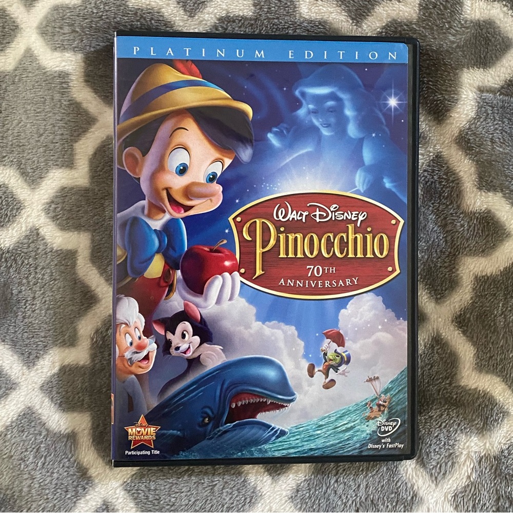 Pinocchio 70th anniversary dvd movie